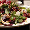 Roasted Beets, Spring Onion, Barley and Walnuts Salad