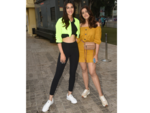 Kriti Sanon takes her sister out for a movie