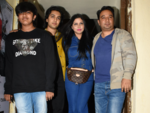 Choreographer Ahmed Khan attend with his family