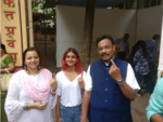 Maharashtra's education minister votes with family