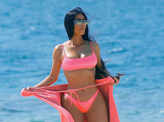Kim Kardashian creates storm on social media with her bikini pictures