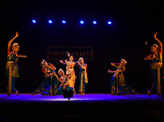 Students of Deepanjali presents Kuchipudi dance