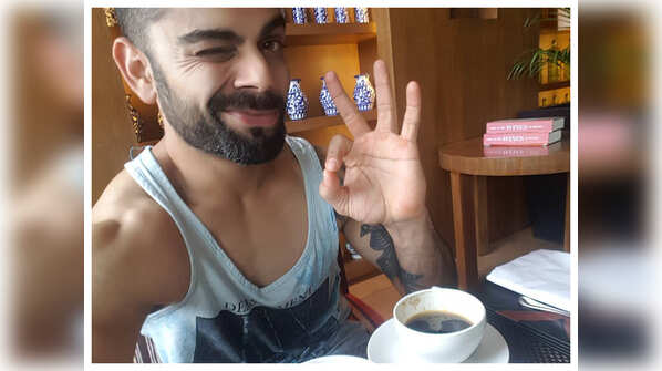 Nuts and black coffee