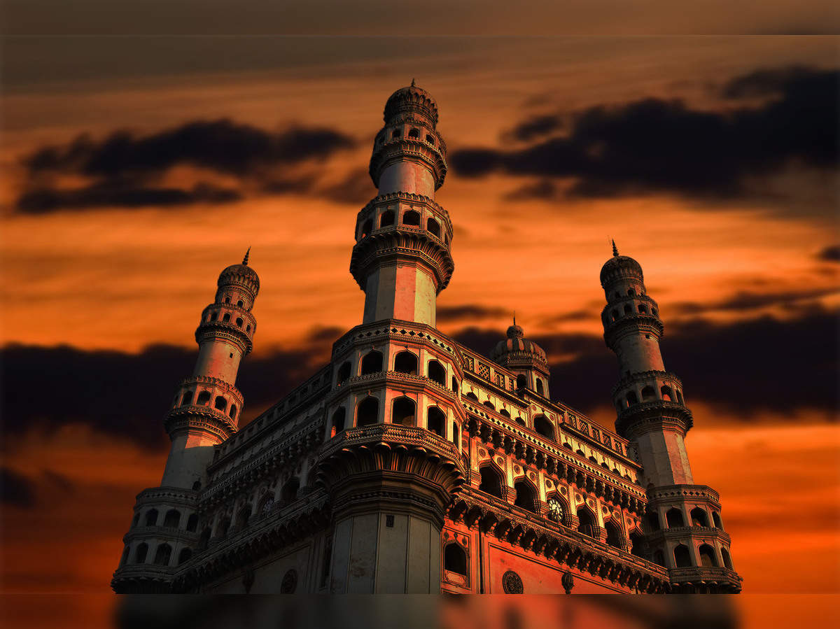 A portion of the beautiful Charminar breaks down | Times of India Travel