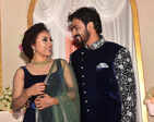 'Bigg Boss' Malayalam fame Pearle Maaney and Srinish Aravind's starry wedding reception