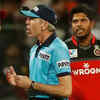 Article image for: After verbal duel with Virat Kohli, umpire <i class="tbold">Nigel Llong</i> damages door