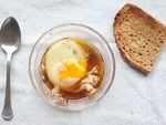 Eggs and maple syrup