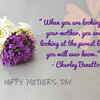 When you are looking at your mother, you are looking at the purest love 