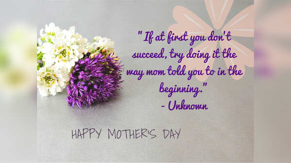 If at first you don't succeed, try doing it the way mom told you to in the beginning