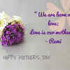 Article image for: We are born of love; Love is our mother