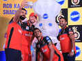 'Royal Challengers Bangalore' players attend an event