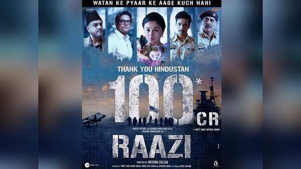 The box office collection of 'Raazi'