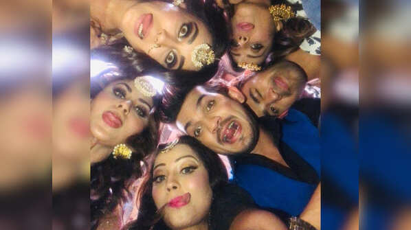 Precious selfie moment