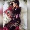 ​Mom-to-be Amy Jackson flaunts her baby bump in a sheer black gown; see photo