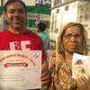 Lucknow: Dharmendra Sonkar came 1 hour before to exercise his franchise  and was happy to be awarded the first voter certificate