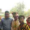 A Bridegroom set to cast his vote at a polling booth in Delhi's Jahangirpuri