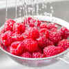 Keep berries fresh by washing them in vinegar water