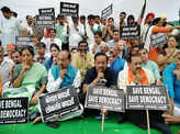BJP leaders hold silent protest over Kolkata violence