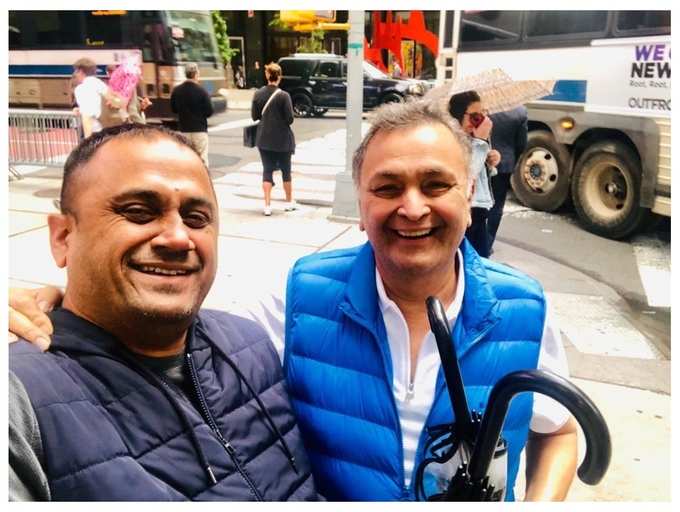 Photo: Rishi Kapoor is “waiting for the unpredictable rain” in New York ...