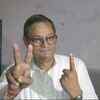 BJP's Kolkata Dakshin candidate Chandra Bose after casting his vote