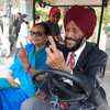 Olympian Milkha Singh after casting vote in Punjab