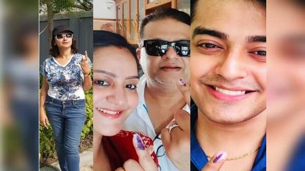 Lok Sabha election 2019: TV celebs cast their vote