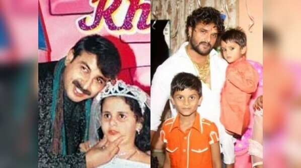 Popular Bhojpuri actors and their kids