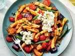 Potluck-Perfect Pasta Salad With Tomatoes and Eggplant