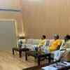 Chief Minister Yogi Adityanath watches Lok Sabha Elections 2019 trends  in Lucknow