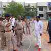 Anantapur top-cop saluting former cop, now an MP, Madhav.