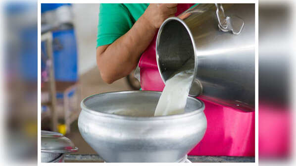 Packaged milk contains detergent and starch!