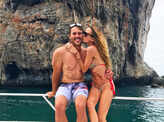 Intimate pictures of golfer Brooks Koepka and GF Jena Sims