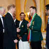 Prince Harry meets South Africa captain Faf du Plessis