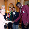 Queen Elizabeth meets West Indies captain Jason Holder