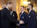​Prince Harry greets Virat Kohli