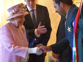Britain's Queen Elizabeth II garden party pictures