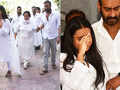 Ajay Devgn & Kajol&rsquo;s daughter Nysa breaks down at grandfather Veeru Devgan&rsquo;s prayer meet