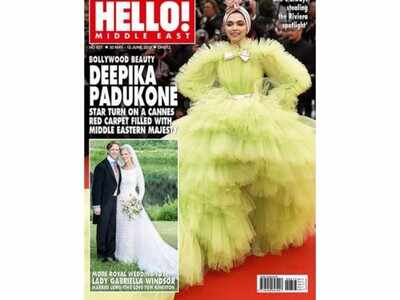 deepika padukone green dress cannes Padukone's lime look is now on the cover of an international magazine! satin home coming dress