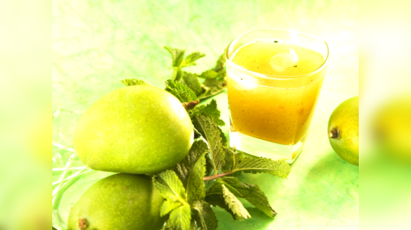 Raw mangoes