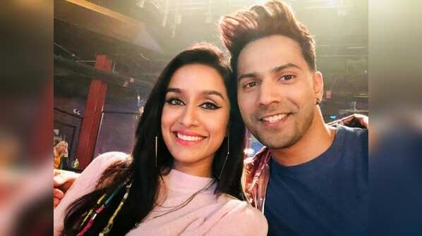Shraddha Kapoor shares a picture with Varun Dhawan from the sets of 'Street Dancer 3D'