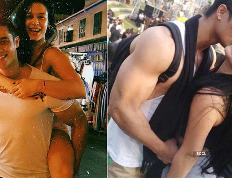 Viral photos of Tiger Shroff's sister Krishna's PDA moments with boyfriend