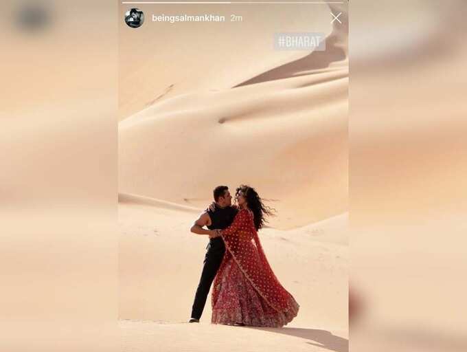 ​Salman Khan shares a beautiful still of the song 'Chashni' from 'Bharat'