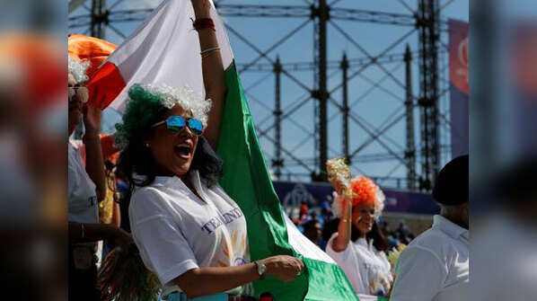 Indian fans at The Oval in London