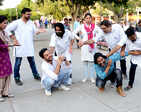 Artistes present an awareness programme on 'World No Tobacco Day'