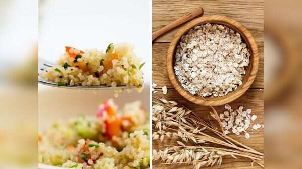 Oats and quinoa