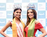 Vanessa Ponce de Leon and Suman Rao spread awareness on menstrual hygiene