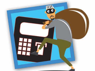 Crime Robbers Break Into Nagar Road Atm And Make Away With Rs 30l