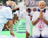 Best pictures from International Yoga Day 2019 as Modi performs asanas
