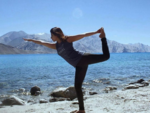 Urmila Matondkar celebrates Yoga Day