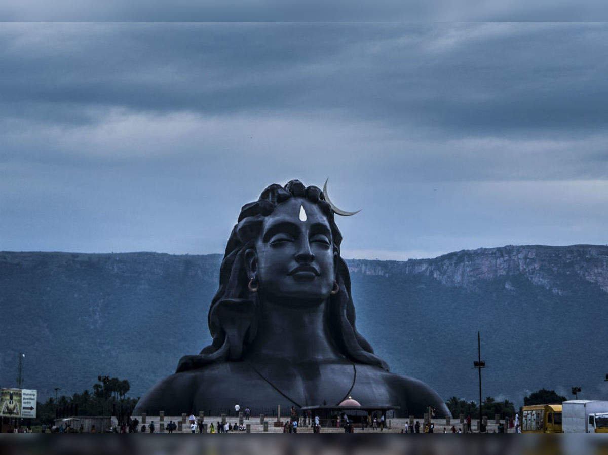 Adiyogi Shiva statue, the world's largest bust carving, will leave you  gasping in awe | Times of India Travel